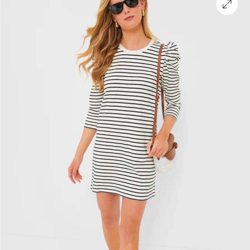 POMANDER PLACE
Navy Stripe Vesty Mini Dress - Picture 2 of 10